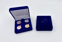 磁吸金屬襟章四個錦盒裝-民航局