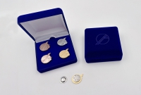 磁吸金屬襟章四個錦盒裝-民航局